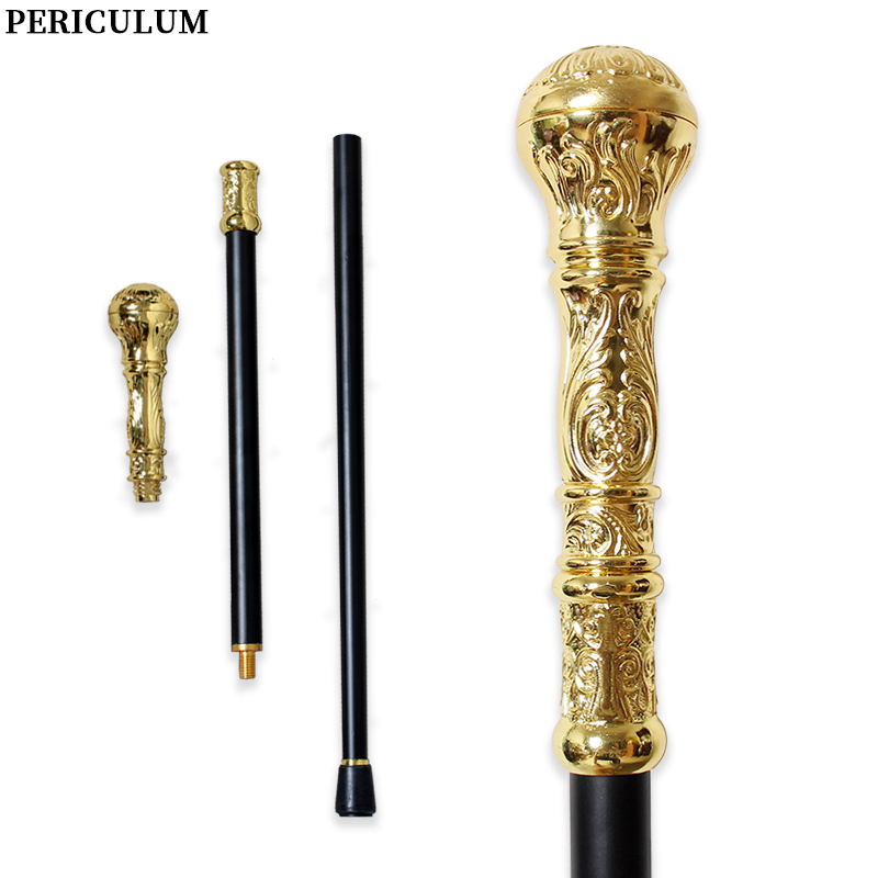 Detachable Cosplay Prop - Tongkat Jalan Victoria Berbahan Paduan Emas
