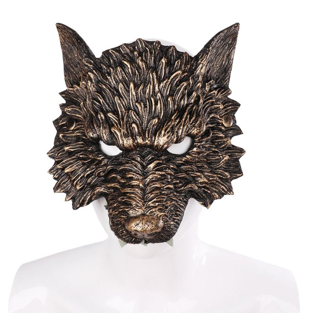 Cosplay Prop Foam - Topeng Serigala Halloween Busa RP Klub