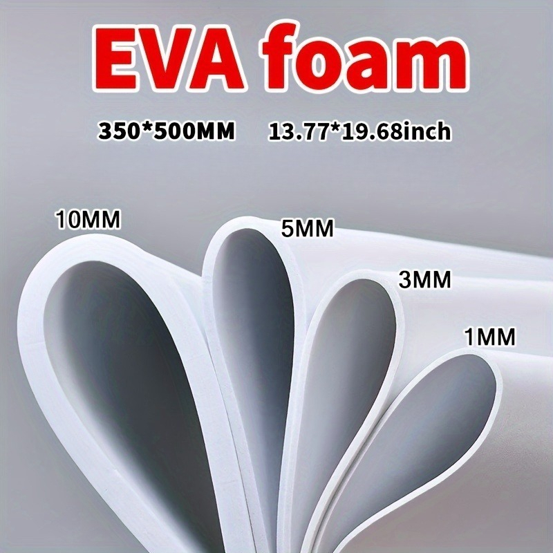 Cosplay Props Eva Foam - Papan Busa EVA 14x19 Inci, Tebal