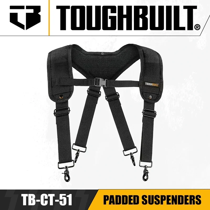D Ring Strap - TOUGHBUILT TB-CT-51 Tali Penggantung Berlapis Bantalan