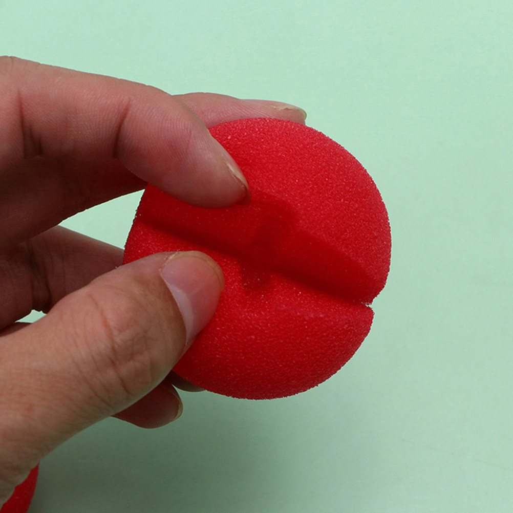 Cosplay Prop Foam - 30Pcs Hidung Badut Busa Merah 5Cm