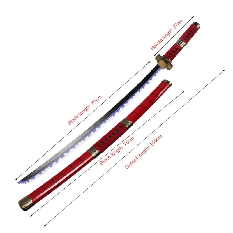 Pedang Anime Roronoa Zoro 2026 - Cosplay Prop Katana ulasan dan harga