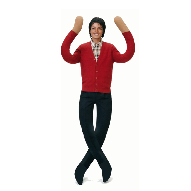 Boneka Plushie Michael Jackson - Evoker Cosplay Prop ulasan dan harga