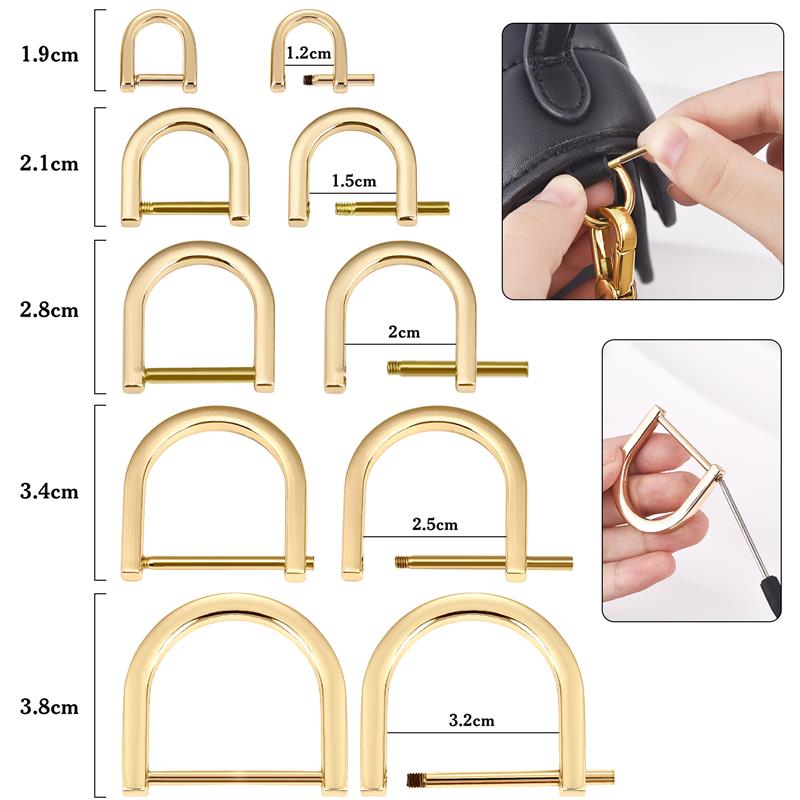 2 buah sekrup terbuka gesper c - D Ring Strap ulasan dan harga