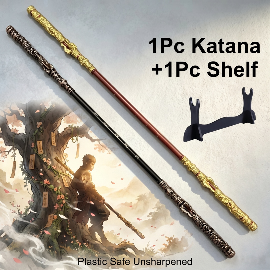 Tongkat Sun Wukong Black Myth  - Cosplay Prop Katana ulasan dan harga
