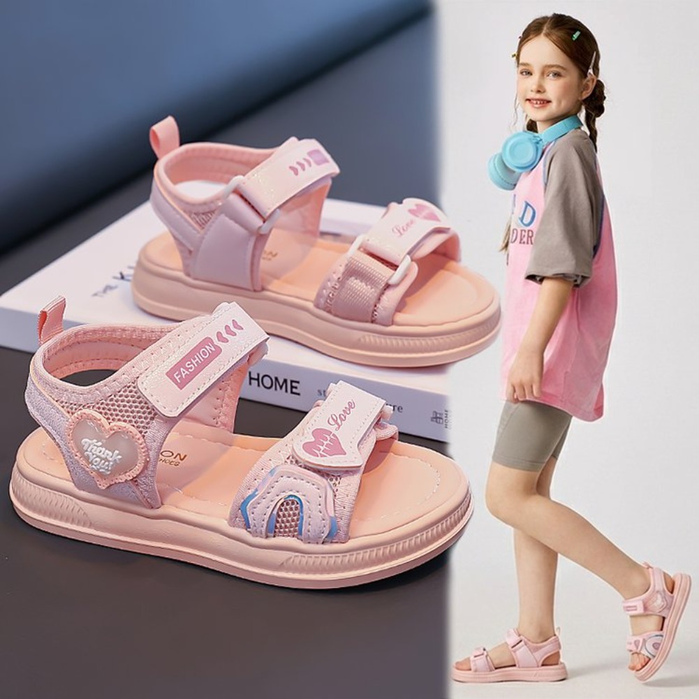 Sandal Putri Bentuk Hati untuk - Velcro Hook Loop ulasan dan harga