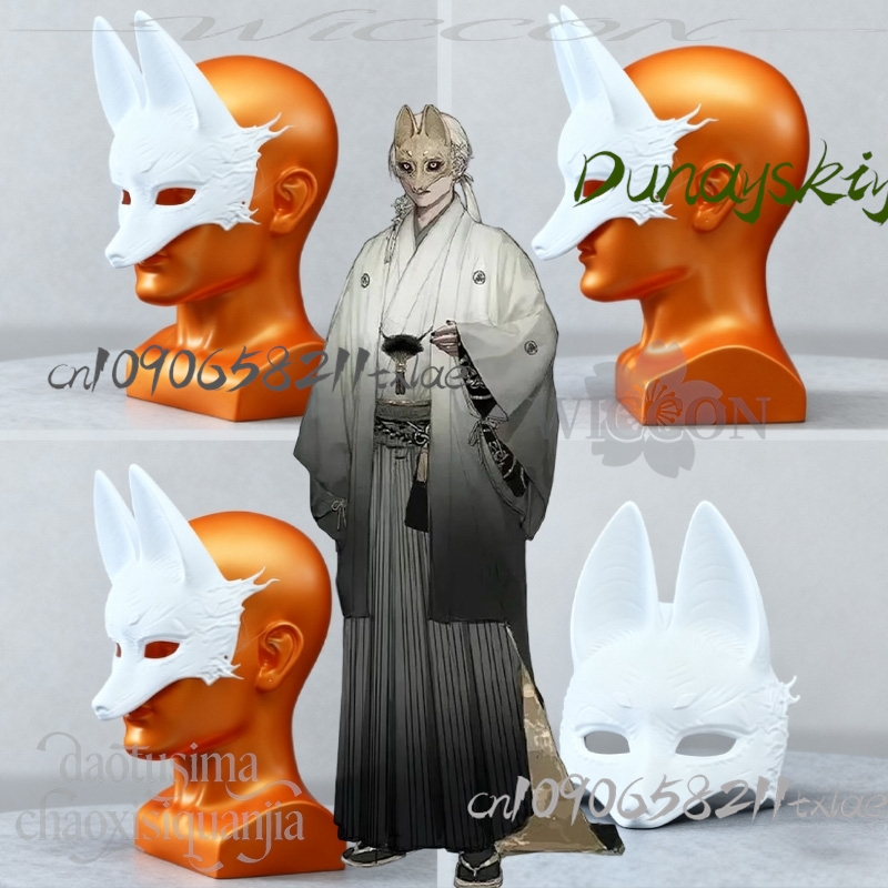 Topeng Serigala Kotoyuki Cospl - Cosplay Prop Diy ulasan dan harga