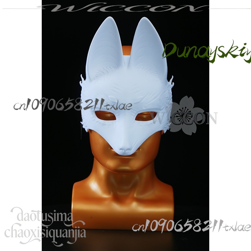 Topeng Serigala Kotoyuki Cospl - Cosplay Prop Diy ulasan dan harga