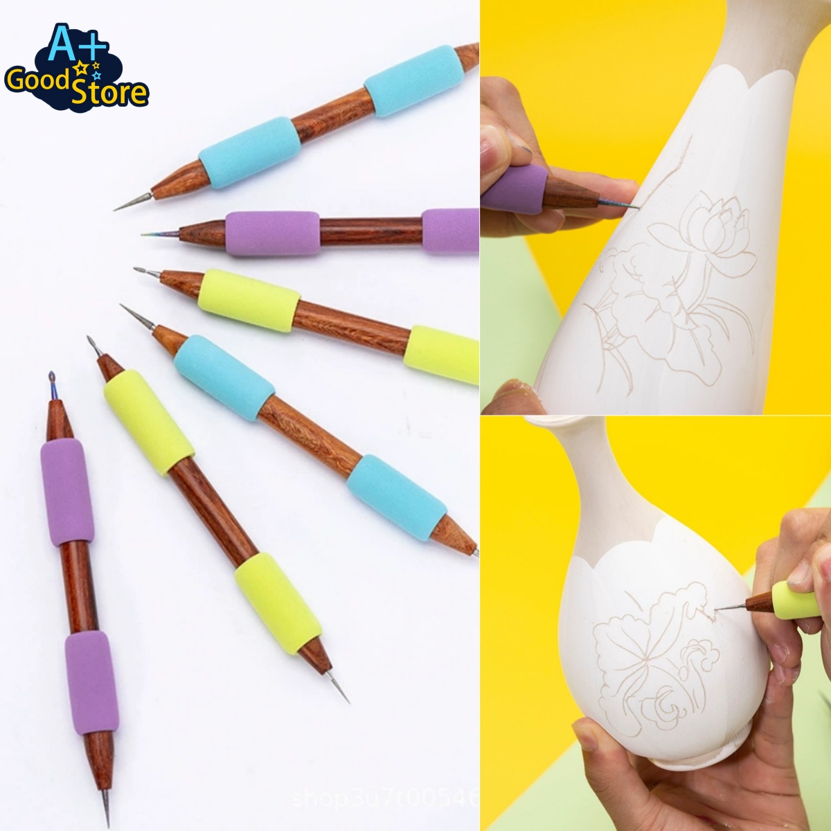 Alat Ukir Keramik Ujung Berlia - Foam Clay Sculpt ulasan dan harga