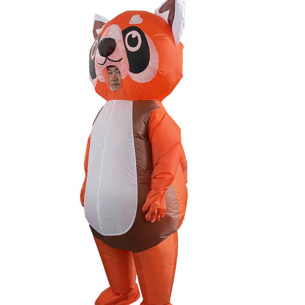 Kostum Panda Merah Oranye Tiup - Cosplay Prop Business ulasan dan harga