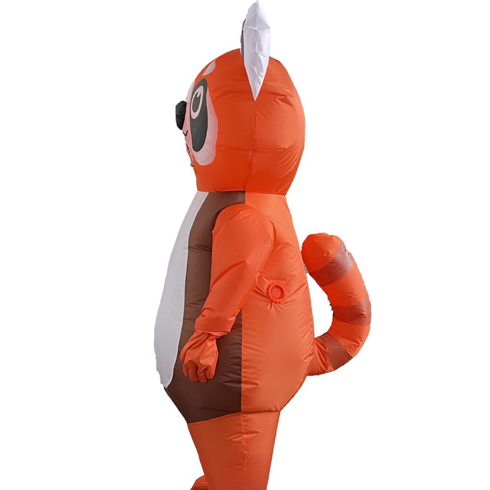 Kostum Panda Merah Oranye Tiup - Cosplay Prop Business ulasan dan harga