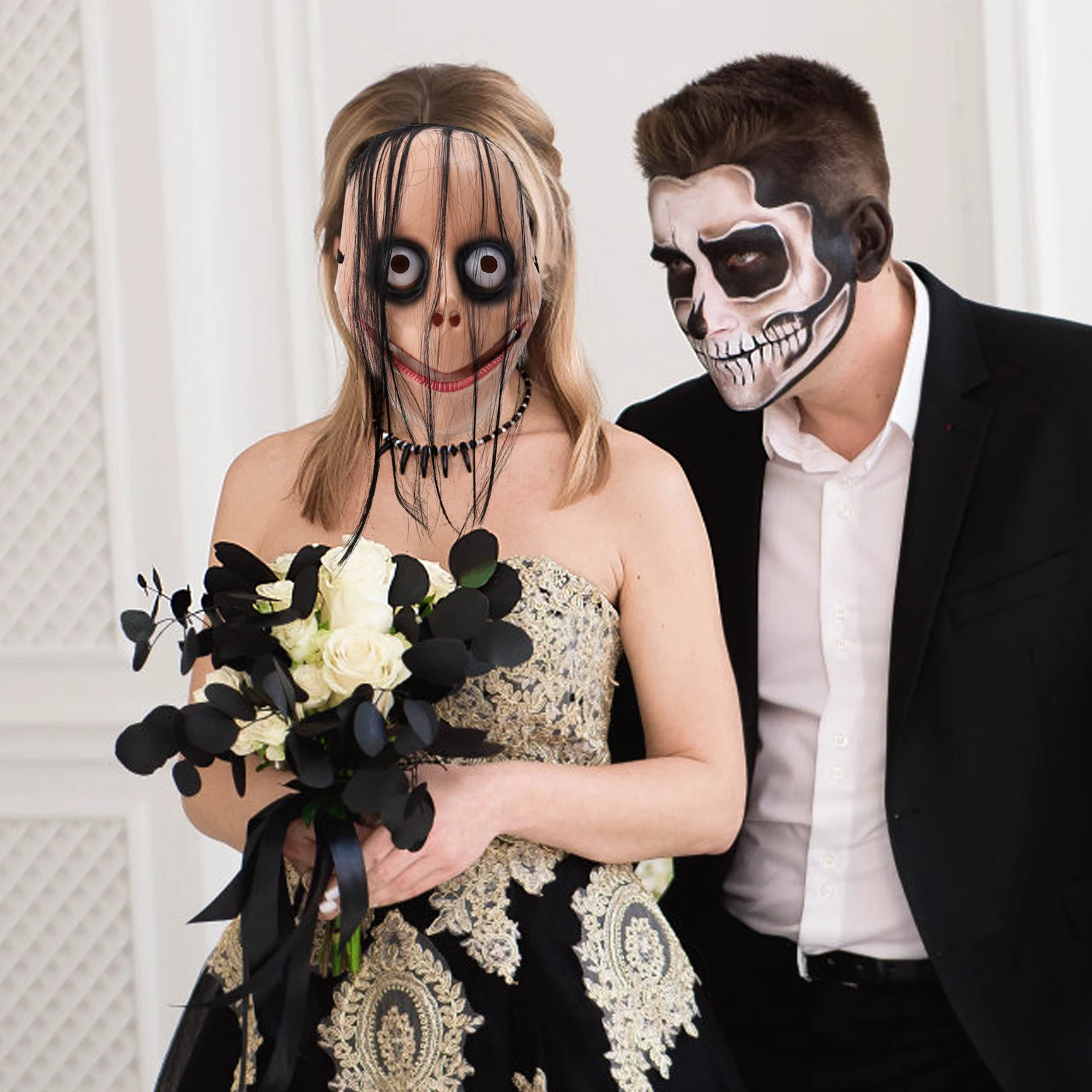 Topeng Badut Jahat Halloween Y - Briar Cosplay Prop ulasan dan harga
